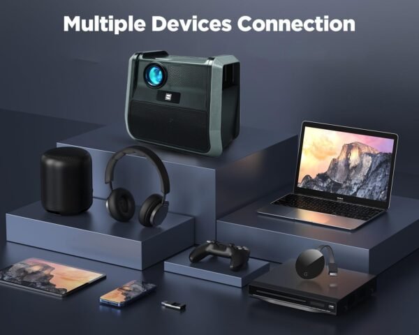 RCA BLACK/GRAPHITE Portable Projector Entertainment System (Graphite) - Image 6