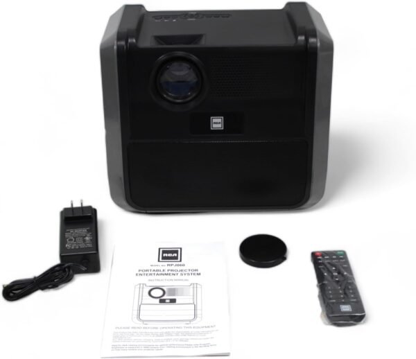 RCA BLACK/GRAPHITE Portable Projector Entertainment System (Graphite) - Image 2