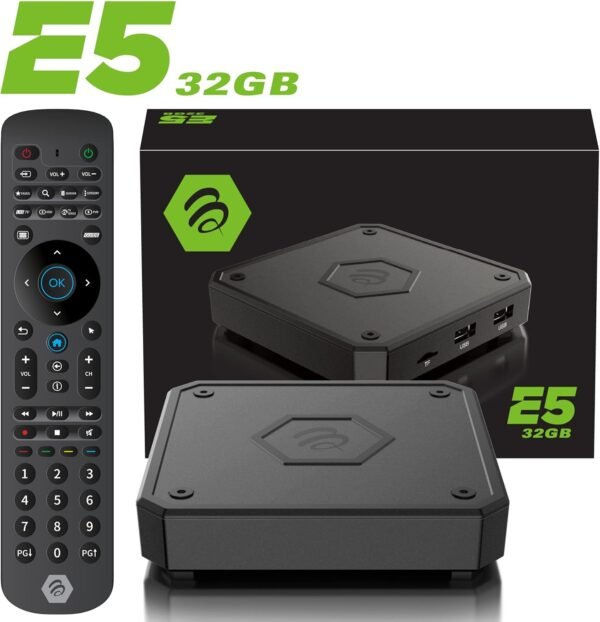 BuzzTV E5 Android 11 TV Box | 4K Streaming Device | 2GB RAM – 32GB Storage | Quad-Core Processor | Dual-Band Wi-Fi | Bluetooth 5.0 - Image 3