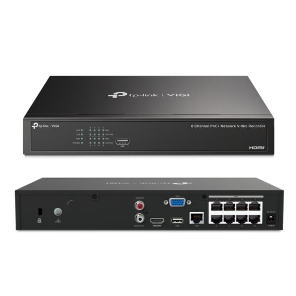 TP-LINK VIGI NK8MP-T6425-2T 6pcs 4MP Full-Color Turret IPC & 8 Channel PoE+ NVR KIT with 2TB HDD installed - Image 2