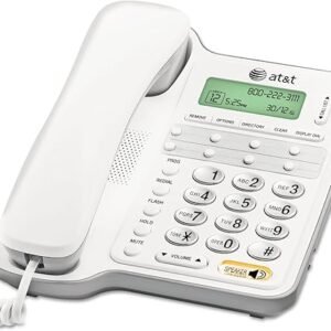 AT&T CL2909 Corded Speakerphone with Caller ID/Call Waiting, White