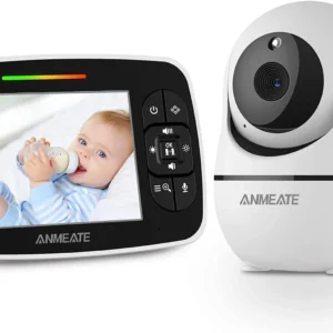 Anmeate Video Baby Monitor with Remote Pan-Tilt-Zoom Camera