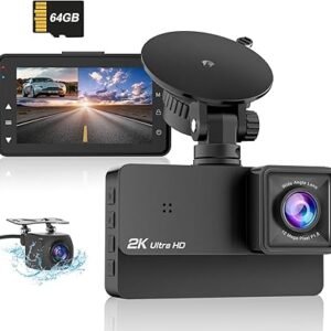 BT350 Dash Cam Front and Rear Camera for Cars