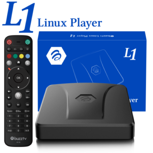 BuzzTV L1 Linux 4K Streaming Box