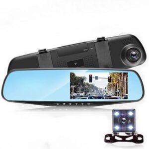 FHD 1080P Mirror Dash Cam Backup Camera