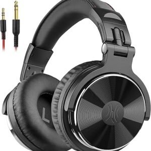OneOdio Pro-10 Over Ear Wired Headphones for School Studio Monitor & Mixing DJ Stereo Headsets - Black