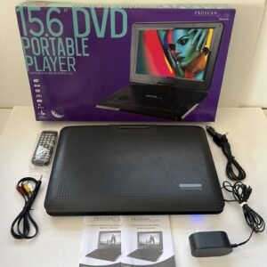 Proscan Elite 15.6in Portable DVD Player with Swivel Screen PEDVD1566 Power Read
