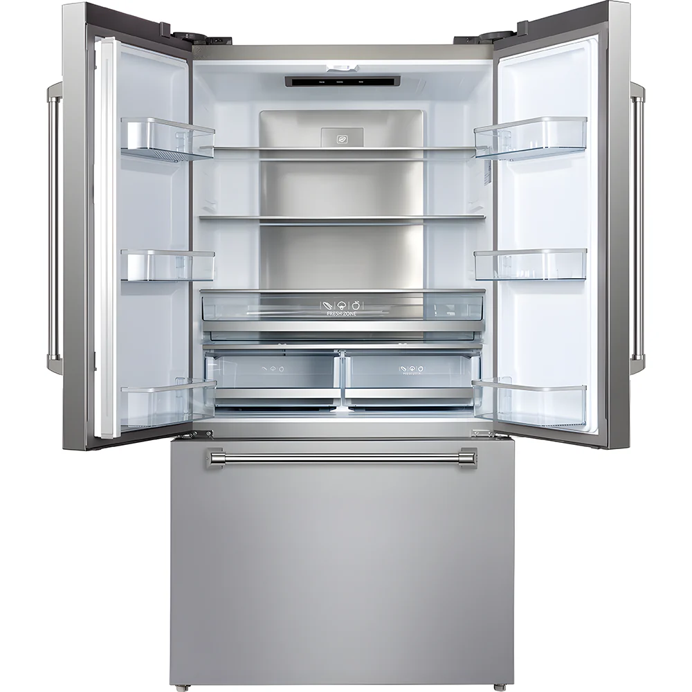 BRAND NEW - VESTA Yukon 36" Counter-Depth Stainless Steel French-Door Refrigerator with Bottom-Freezer - Image 3