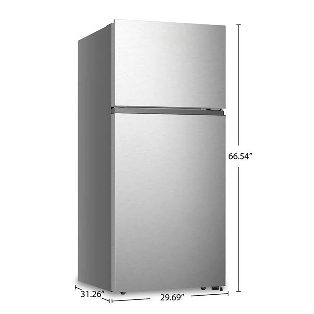 BRAND NEW - VESTA Whitehorse 30" Stainless Steel Refrigerator with Top-Freezer - Image 3