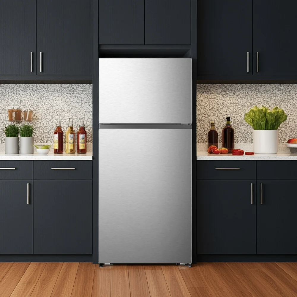 BRAND NEW - VESTA Whitehorse 30" Stainless Steel Refrigerator with Top-Freezer - Image 2